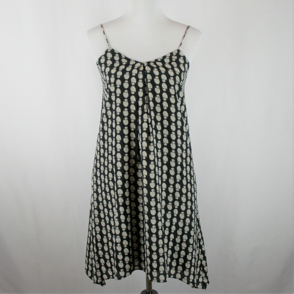 Madewell 100% Silk Trapeze Cami Bloomstamp